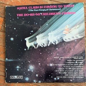 Vocalion Santa Claus Christmas Vinyl - Black and White